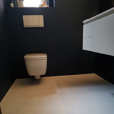 Gaeste WC Fugenlos spachtel Bad Malente Wandgestaltung Eutin Kiel Hamburg 02